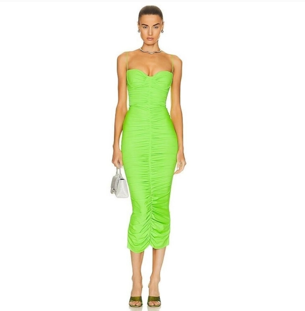 Alex Perry Everett ruched dress size M 10